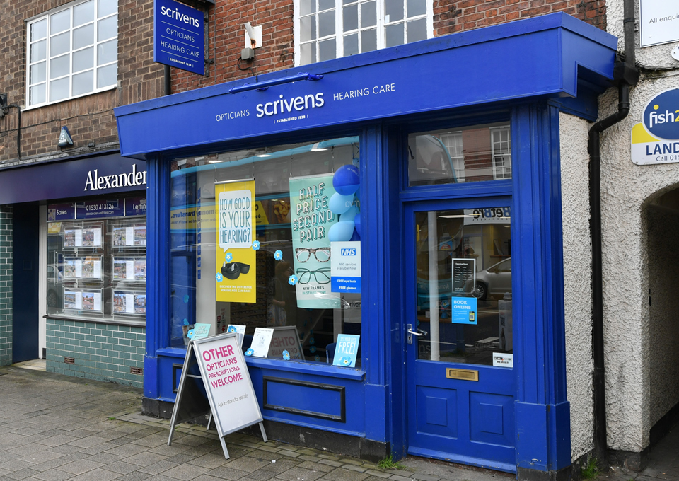 Ashby De La Zouch Scrivens shop front 1