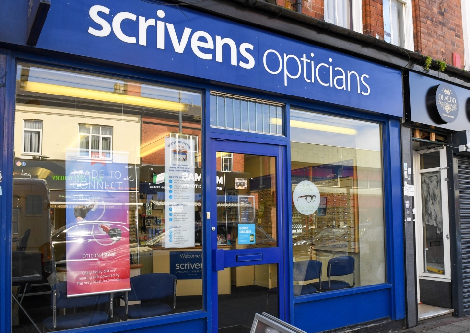 Scrivens Erdington Shop front 1