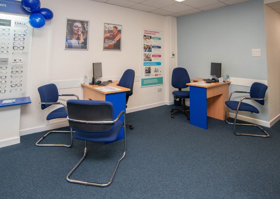 Scrivens Opticians Leominster internal 3