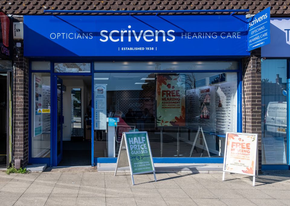 Southampton Hedge End Scrivens Opticians shop front 1