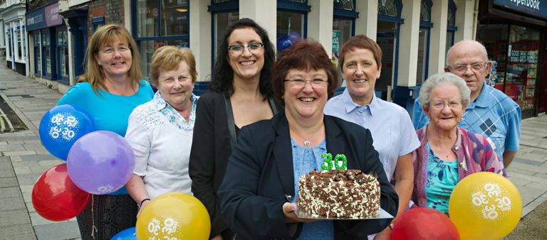 Sandra eyes up 30 years at Blandford opticians