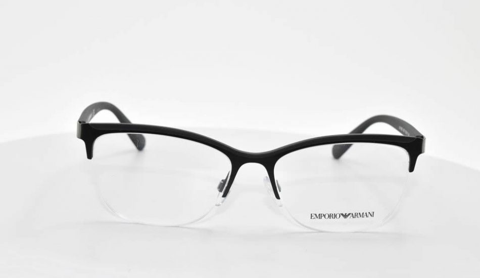 Armani frame black rectangular