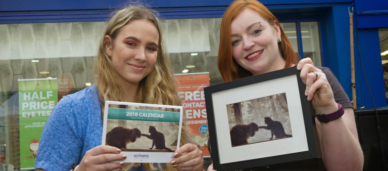 Pets in the frame for Kirsty’s calendar win