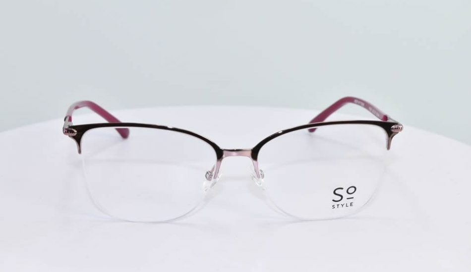 Scrivens SO Style Frame Pink Rectangular
