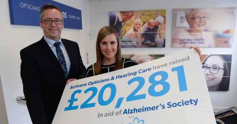 Scrivens sees support for Alzheimer’s Society grow