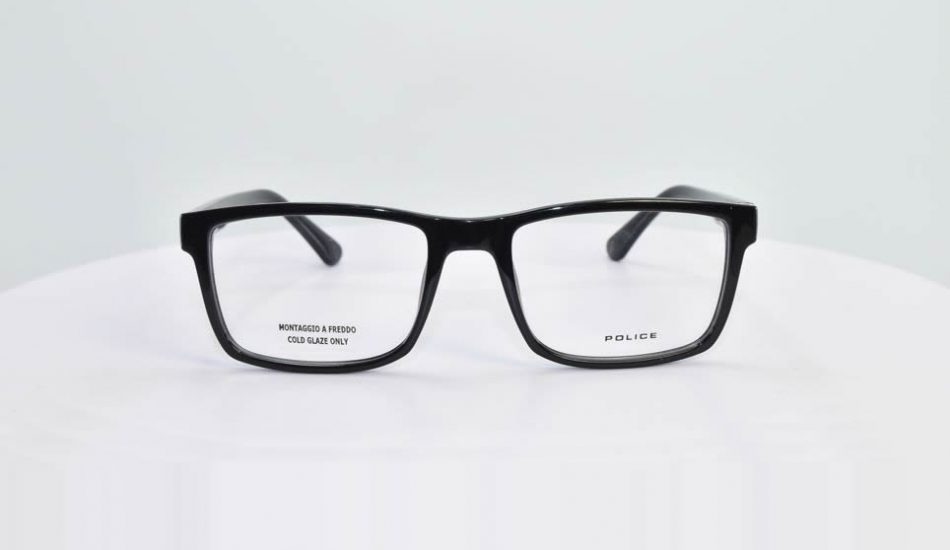 Police Frame Black Rectangular