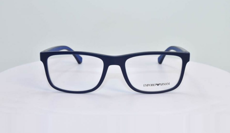 Emporio Armani Frame Blue Rectangular