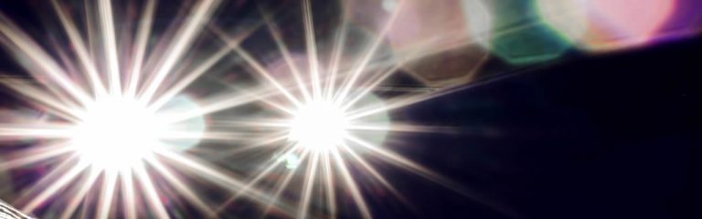 How to prevent headlight dazzle for glasses wearers