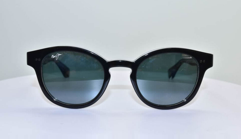 Black framed sunglasses