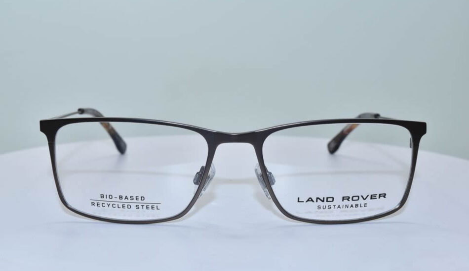 thin framed sustainable land rover glasses