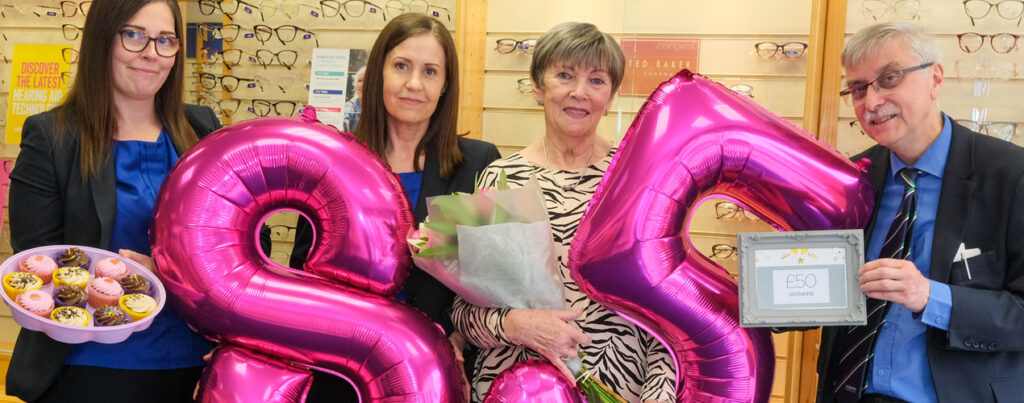 85th birthday celebrations for Barnsley opticians