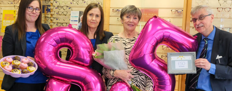 85th birthday celebrations for Barnsley opticians