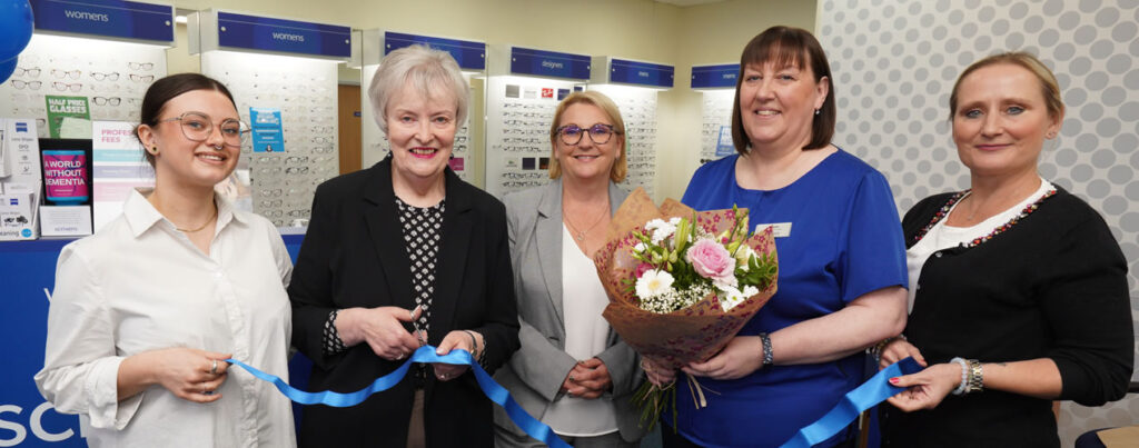 Loyal customer launches new look Wem opticians