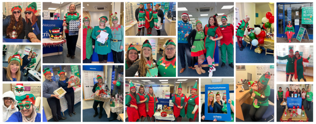 Having fun whilst raising awareness of dementia on Elf Day!