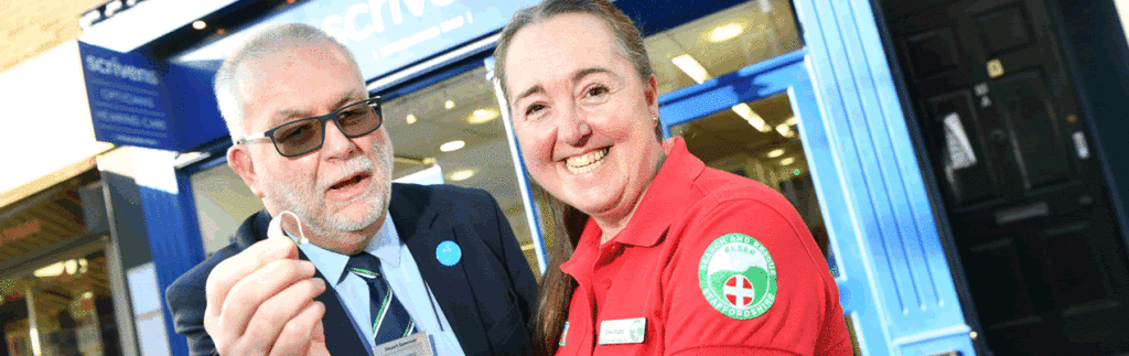 Staffordshire search and rescue volunteer is making a noise about hearing loss