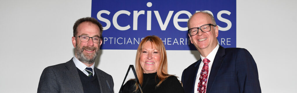 Scrivens professional given company’s top accolade