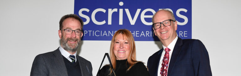 Scrivens professional given company’s top accolade