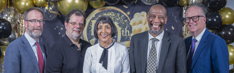 Scrivens ‘Golden’ trio clock up 150 years’ service