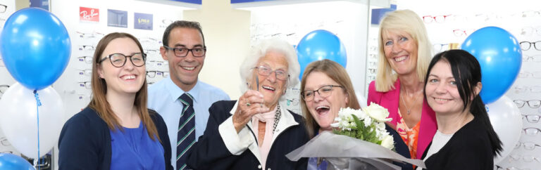 All eyes on Westbourne pensioner who launches opticians