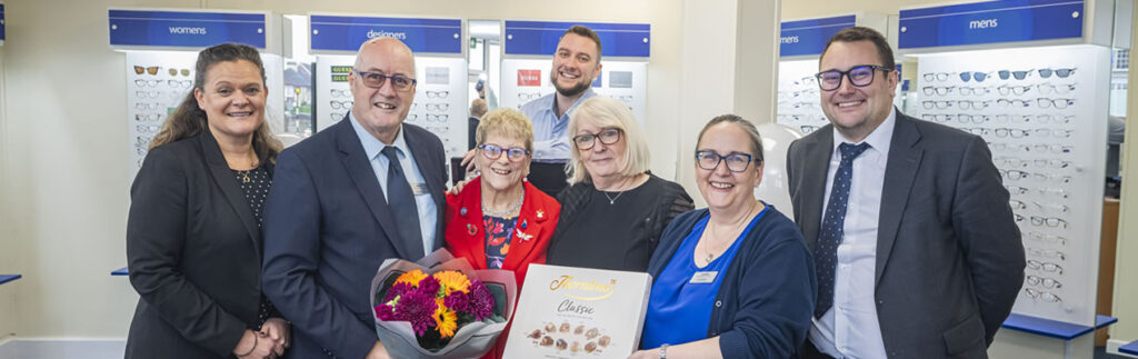 All eyes on Norwich pensioner who launches opticians
