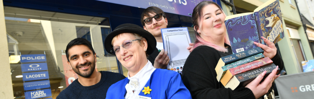 Abingdon opticians get into character to launch book cover competition
