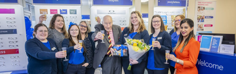 All eyes on Fakenham pensioner who launches opticians