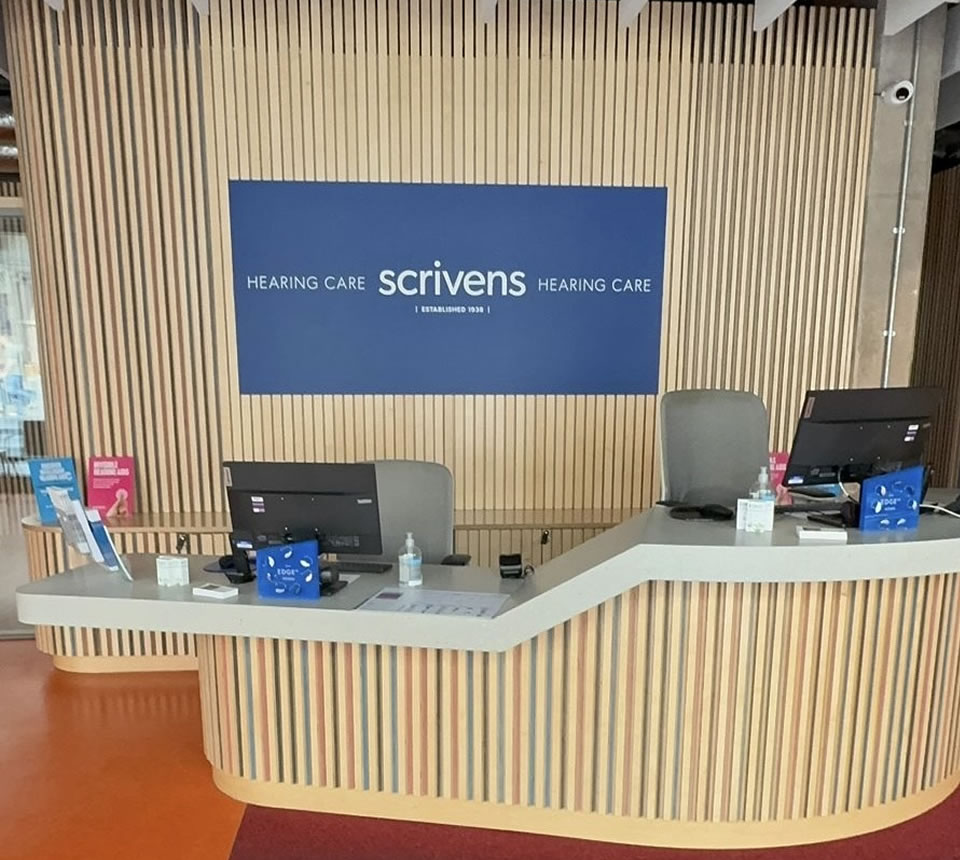 Scrivens hearing care Exeter external