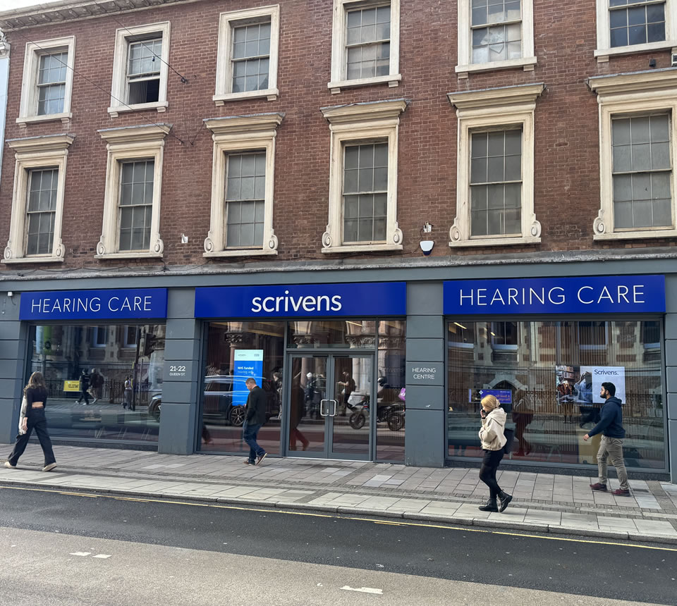 Scrivens hearing care Exeter external