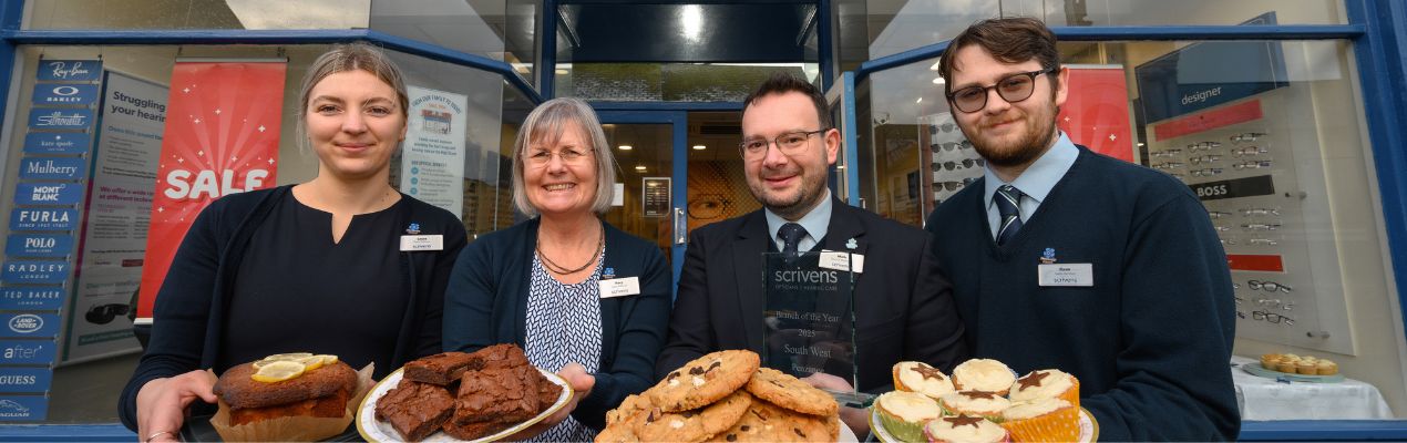 generic blog imagery for 'Award-Winning Penzance Opticians to Host Charity Cake Sale'