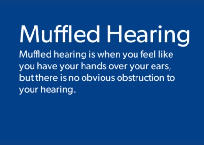 Text briefly describing what Muffles Hearing is