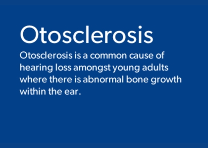 Text briefly describing what Otosclerosis is
