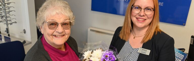 Loyal customer cuts the ribbon as Barton Upon Humber opticians gets a fresh new look image
