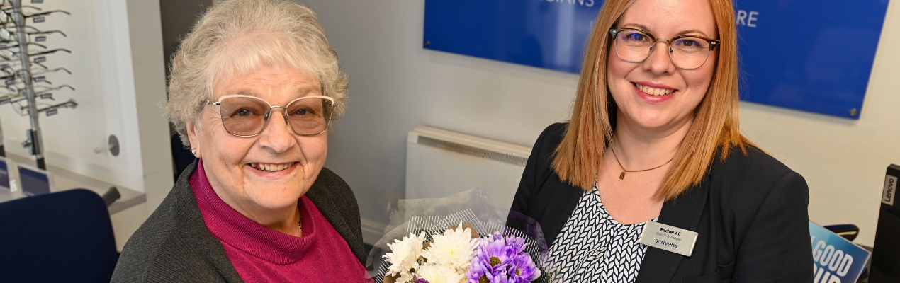 Loyal customer cuts the ribbon as Barton Upon Humber opticians gets a fresh new look image