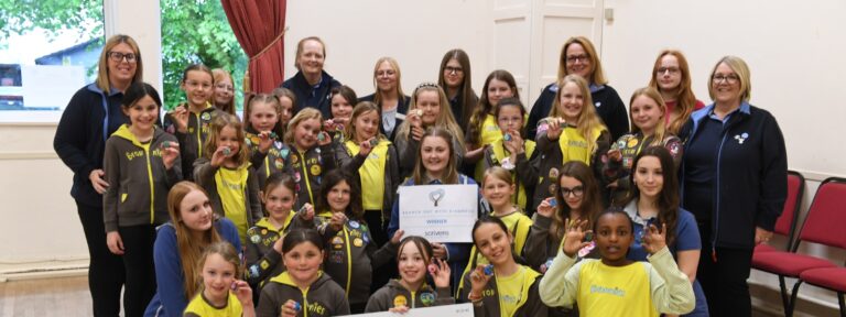 Community kindness initiative helps Brownies create remembrance garden image