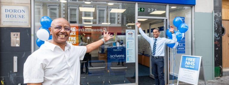 Kentish Town customer given VIP treatment to open new look opticians image